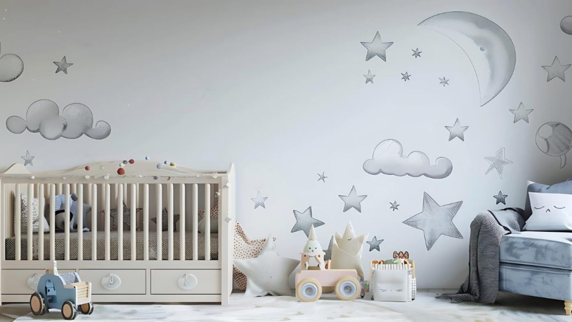 Décoration de chambre de bébé : choisissez le papier peint adapté